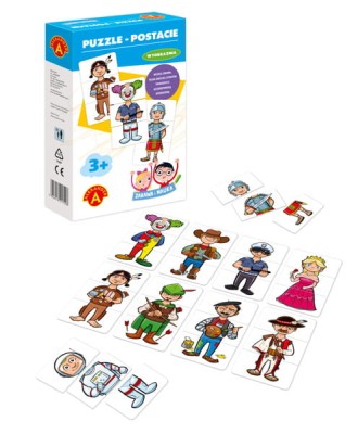 Puzzle edukacyjne Postacie Alexander