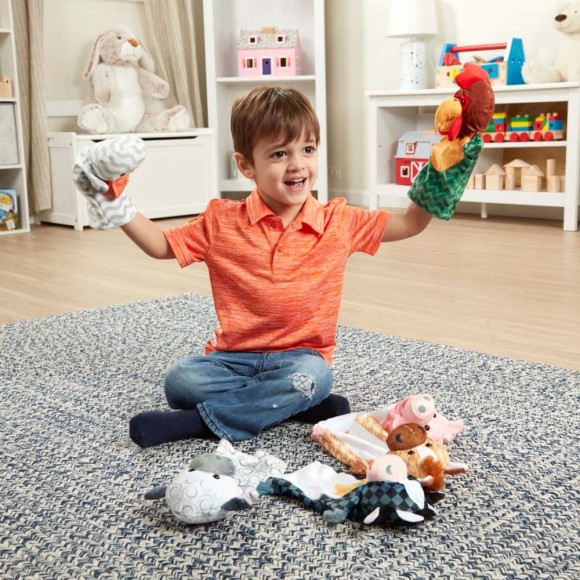 Pacynki Zwierzęta Wieś Farma Melissa & Doug 