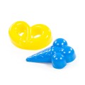 Zestaw foremek do piasku lody precel Wader Polesie