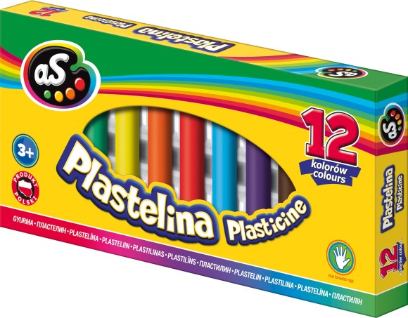 Plastelina AS Astra 12 kolorów