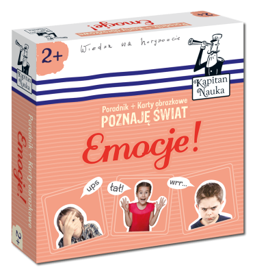 Karty obrazkowe Poznaję świat Emocje Kapitan Nauka