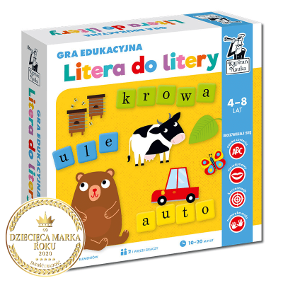 Gra Litera do litery Kapitan Nauka