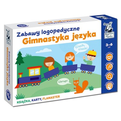 Gimnastyka języka Zabawy logopedyczne Kapitan Nauka