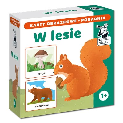 Karty obrazkowe W lesie Kapitan Nauka