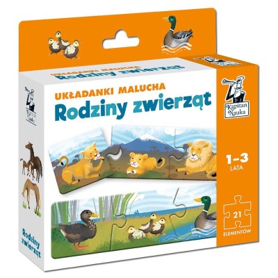 Układanki malucha Rodziny zwierząt Kapitan Nauka