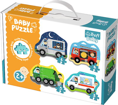 Układanka Baby Puzzle Pojazdy i zawody Trefl