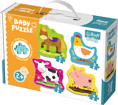 Układanka Baby Puzzle Zwierzęta na wsi Trefl