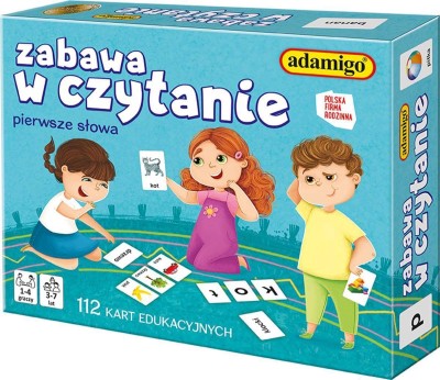 Karty Zabawa w czytanie Adamigo