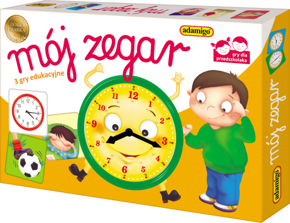 Gra edukacyjna Mój zegar Adamigo