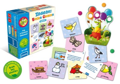 Gra Zagadki Smoka Obiboka niebieskie Granna