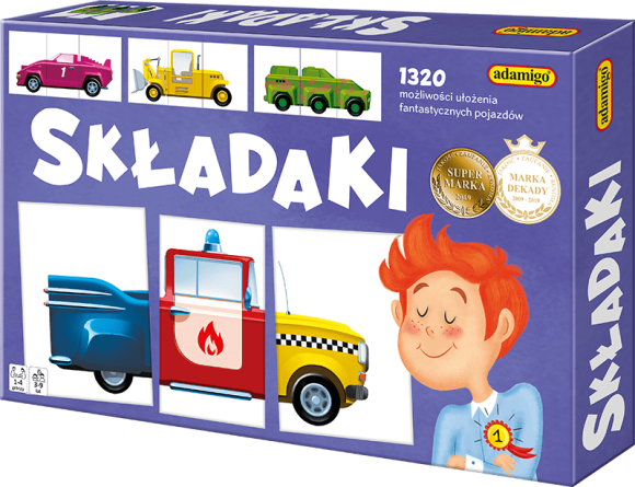 Układanka gra Składaki Adamigo