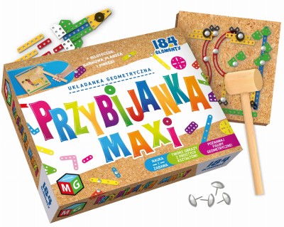 Przybijanka Maxi pomoc edukacyjna, motoryka mała, terapia ręki Multigra