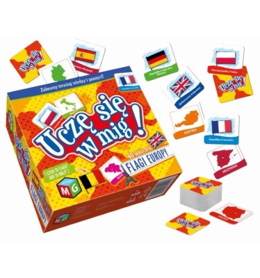 Gra memory Flagi Europy Multigra