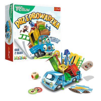Gra rodzinna zręcznościowa Przeprowadzka z Rodziną Treflików Trefl