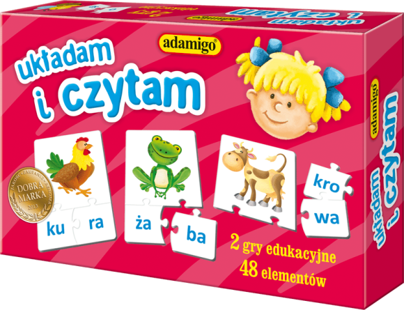Układanka gra Układam i czytam Adamigo.png