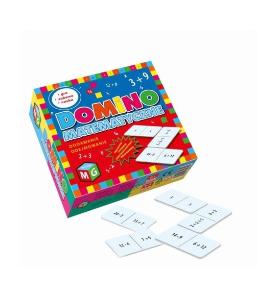 Domino matematyczne dodawanie odejmowanie Multigra.jpg