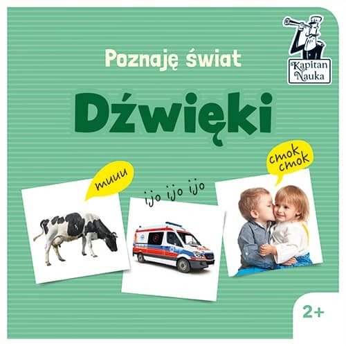 Książeczka Poznaję świat Dźwięki Kapitan Nauka