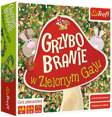 Gra Grzybobranie w zielonym gaju Trefl