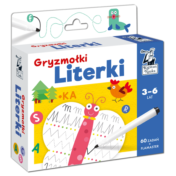 Literki Gryzmołki Kapitan Nauka