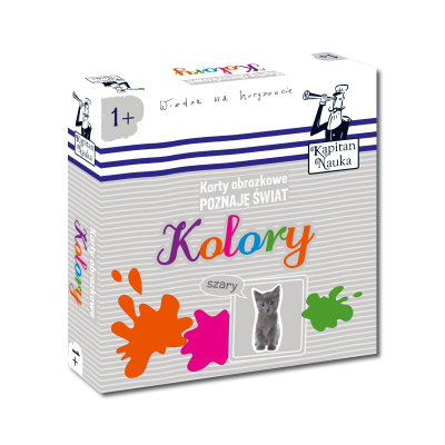 Karty obrazkowe Poznaję świat Kolory Kapitan Nauka