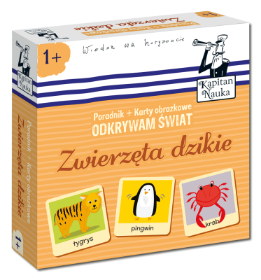 Karty obrazkowe Odkrywam świat Zwierzęta dzikie Kapitan Nauka