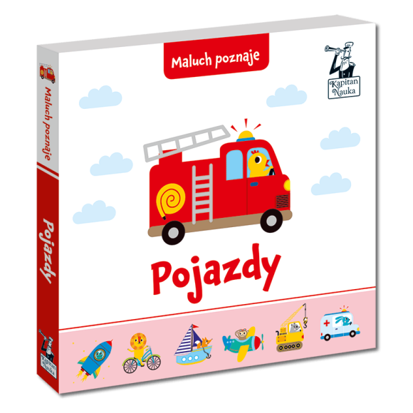 Książeczka Maluch poznaje pojazdy Kapitan Nauka