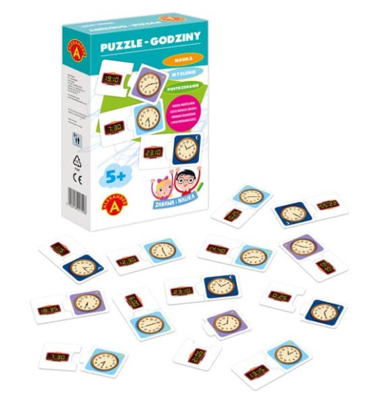 Puzzle edukacyjne Godziny Alexander