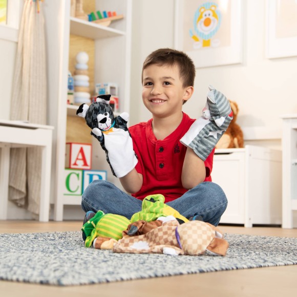Pacynki logopedyczne Zwierzęta domowe Melissa&Doug