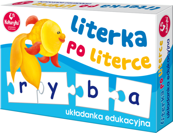 Układanka Literka po literce Kukuryku