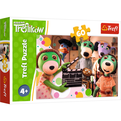 Puzzle Wspomnienia Treflika Rodzina Treflików 60 elementów Trefl