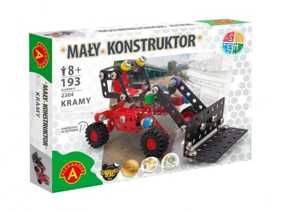 Zestaw spychacz do skręcania dla dzieci