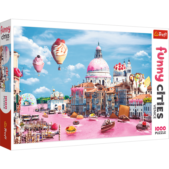 Puzzle 1000 elementów Słodycze w Wenecji Trefl