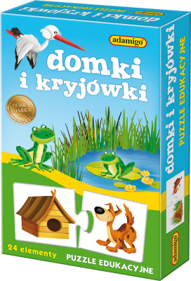 Układanka Domki i kryjówki Adamigo