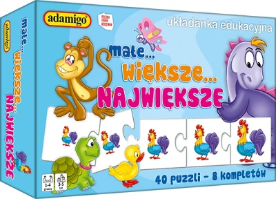 Układanka Małe, większe, największe Adamigo