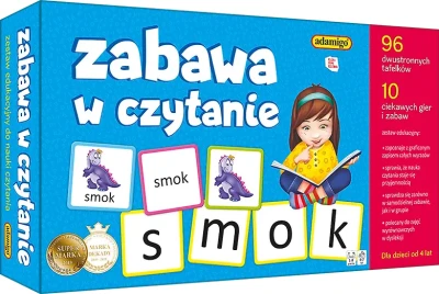 Zestaw edukacyjny Zabawa w czytanie Adamigo