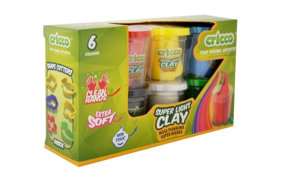 Masa piankowa 6 kolorów Cricco