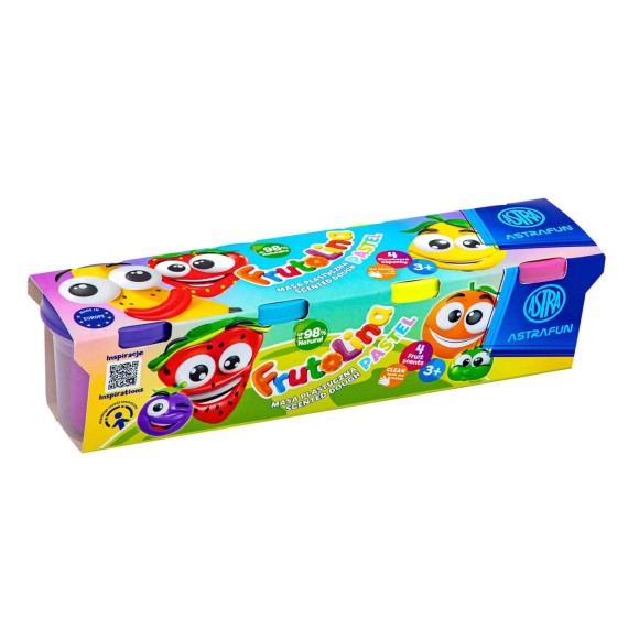 Masa plastyczna Frutolina pastel 4x100g Astra