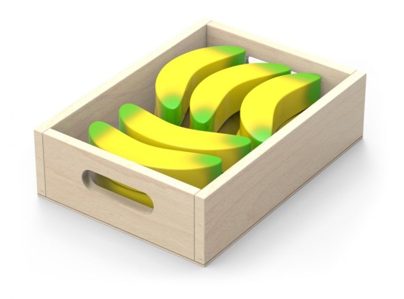 Drewniany banan Viga