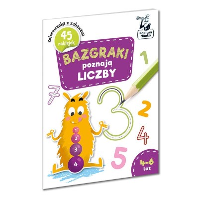 Zeszyt Bazgraki poznają liczby Kapitan Nauka