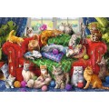 Puzzle 1500 elementów Kociaki na sofie.jpg