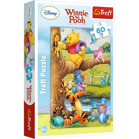 Puzzle Małe co nieco Kubuś Puchatek 60 elementów Trefl