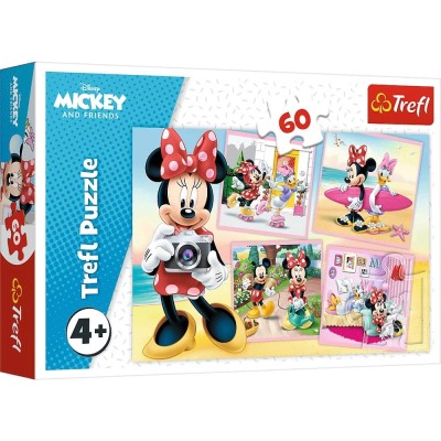 Puzzle Urocza Minnie 60 elementów Trefl