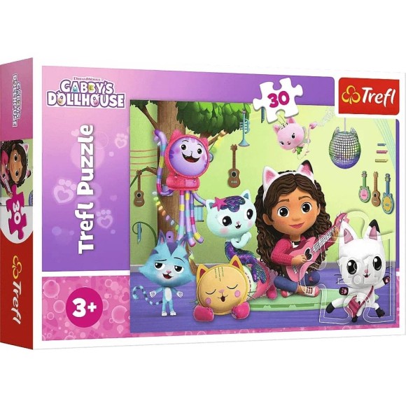 Puzzle Gabi i jej uroczy domek 30 elementów Trefl