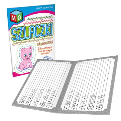 Zeszyt do ćwiczeń grafomotorycznych Szlaczki dla pięciolatka Multigra