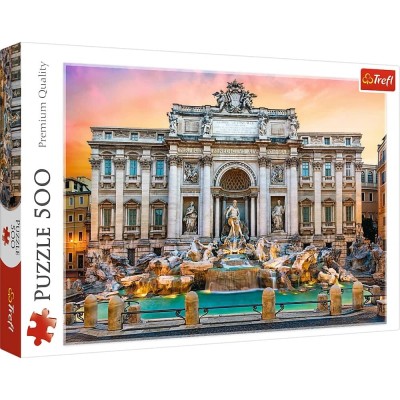 Puzzle 500 elementów Fontanna di Trevi Trefl