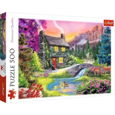 Puzzle 500 elementów Górska sielanka Trefl