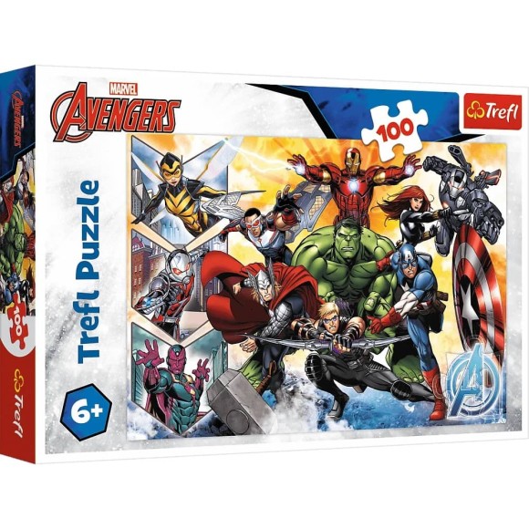 Puzzle Siła Avengersów 100 elementów Trefl