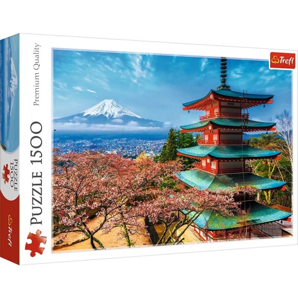 Puzzle 1500 elementów Góra Fudżi Trefl