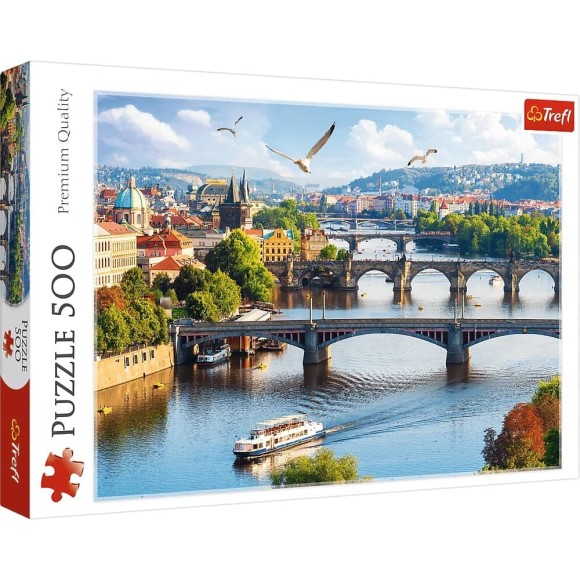 Puzzle 500 elementów Praga Trefl
