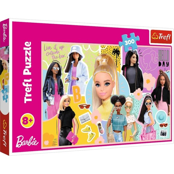 Puzzle 300 elementów Twoja ulubiona Barbie.jpg